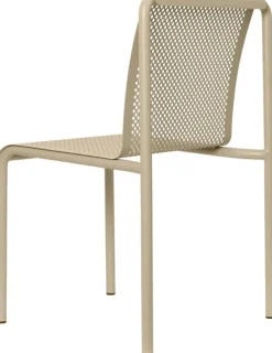 Chaise en acier beige 80x49cm Dapple - Ferm living