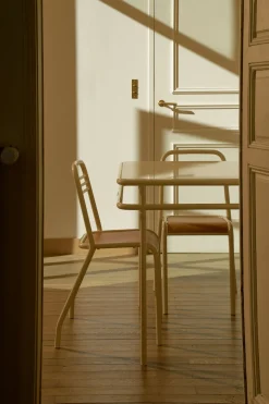 Chaise en acier blanc pur UD - Tolix