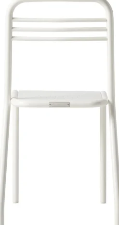 Chaise en acier blanc pur UD - Tolix