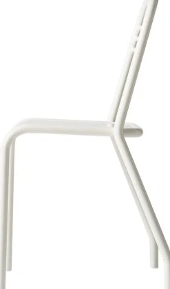 Chaise en acier blanc pur UD - Tolix