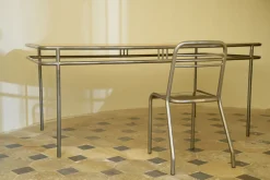 Chaise en acier blanc pur UD - Tolix