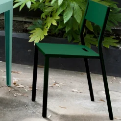 Chaise en acier bronze Take - Matière Grise