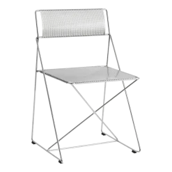 Chaise en acier chromé 50x45x77cm X-line - Hay