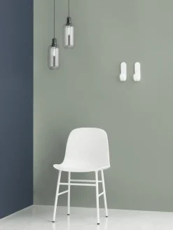 Chaise en acier et pp blanc Form - Normann Copenhagen