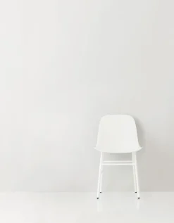 Chaise en acier et pp blanc Form - Normann Copenhagen