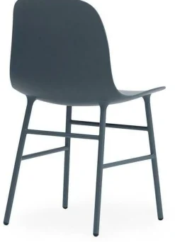 Chaise en acier et pp bleu Form - Normann Copenhagen
