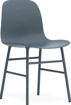 Chaise en acier et pp bleu Form - Normann Copenhagen