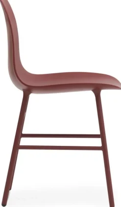 Chaise en acier et pp rouge Form - Normann Copenhagen
