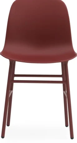 Chaise en acier et pp rouge Form - Normann Copenhagen