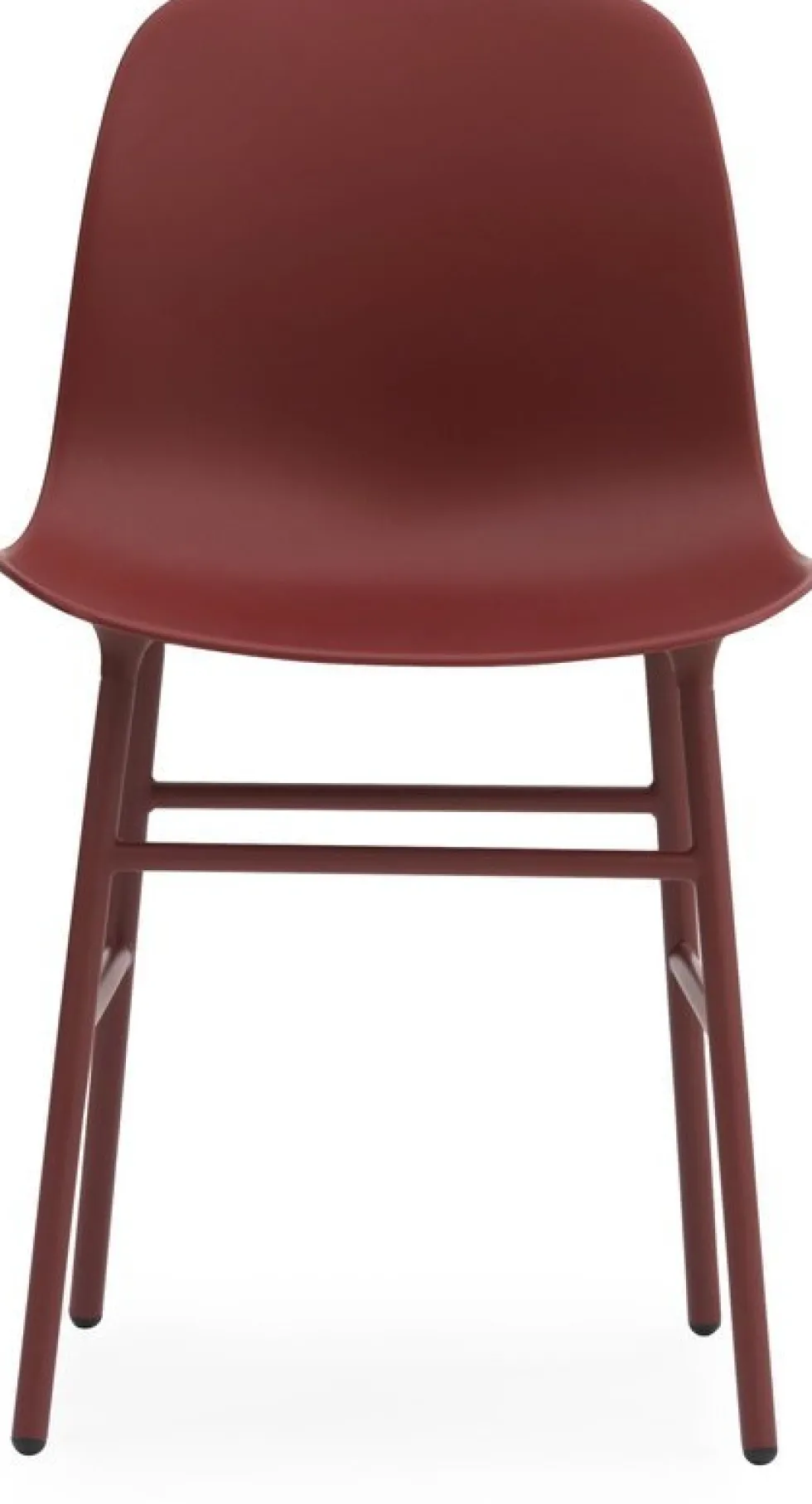 Chaise en acier et pp rouge Form - Normann Copenhagen