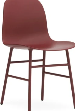 Chaise en acier et pp rouge Form - Normann Copenhagen