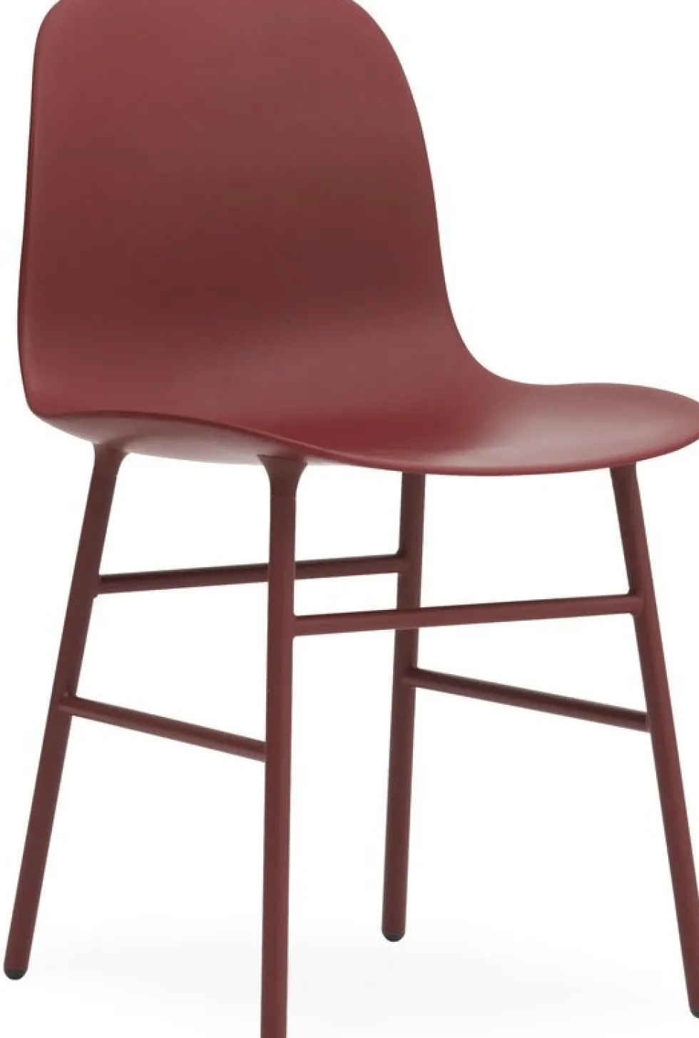 Chaise en acier et pp rouge Form - Normann Copenhagen
