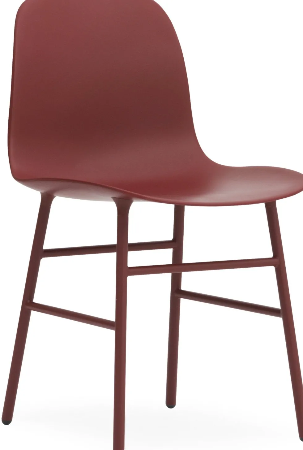 Chaise en acier et pp rouge Form - Normann Copenhagen