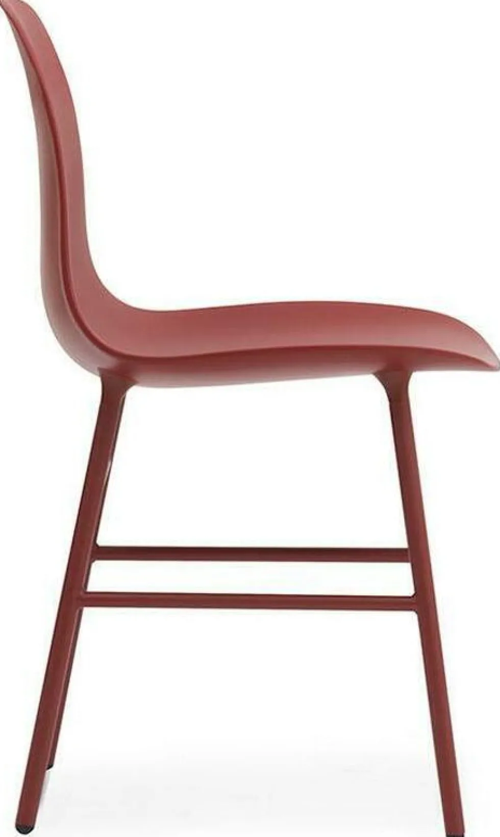 Chaise en acier et pp rouge Form - Normann Copenhagen