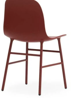Chaise en acier et pp rouge Form - Normann Copenhagen