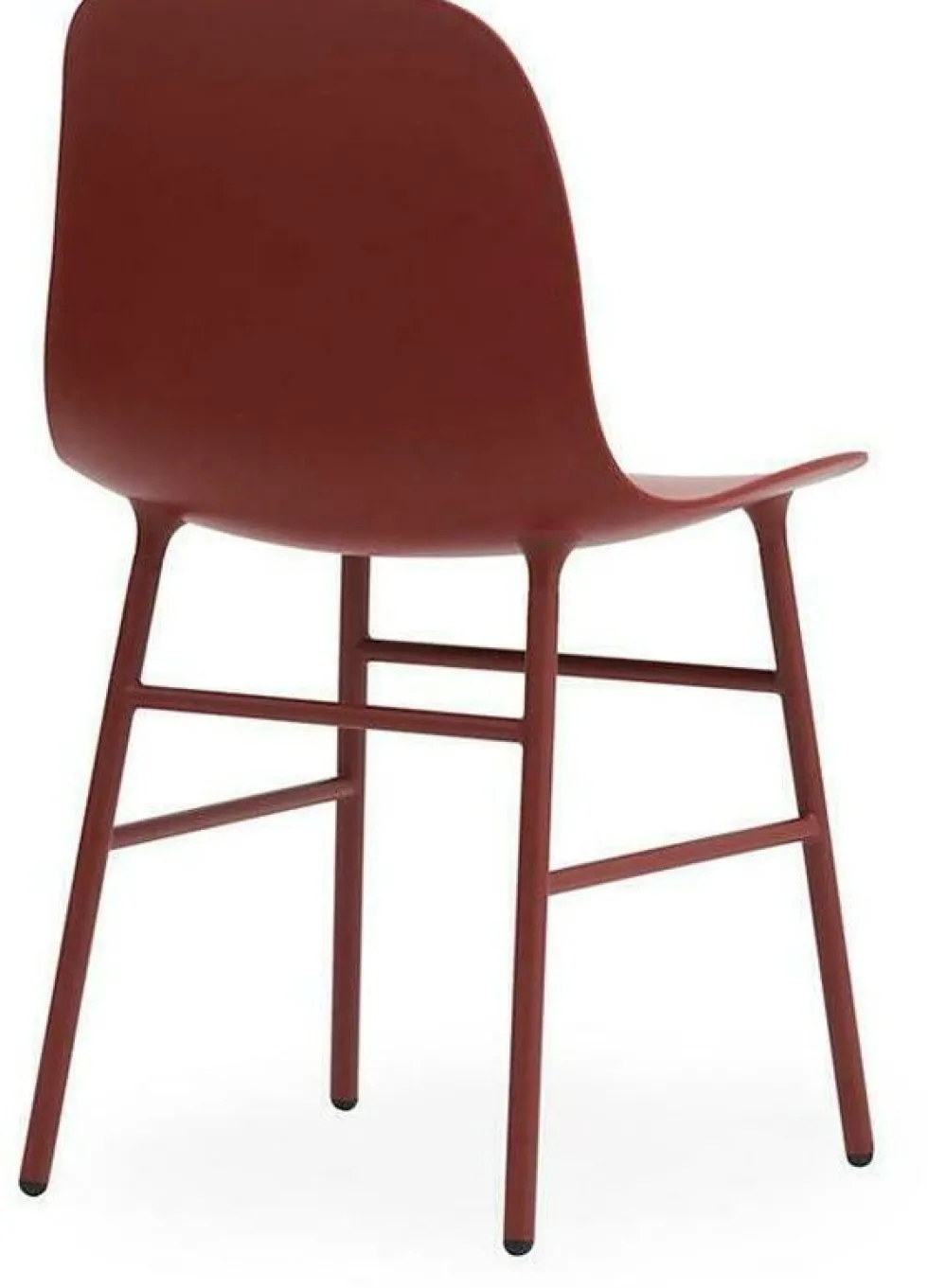 Chaise en acier et pp rouge Form - Normann Copenhagen