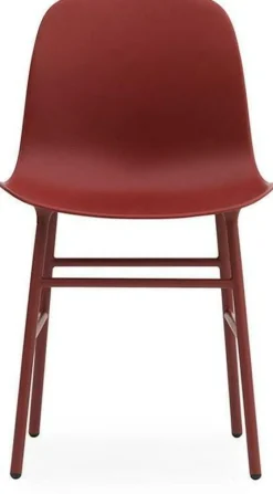 Chaise en acier et pp rouge Form - Normann Copenhagen