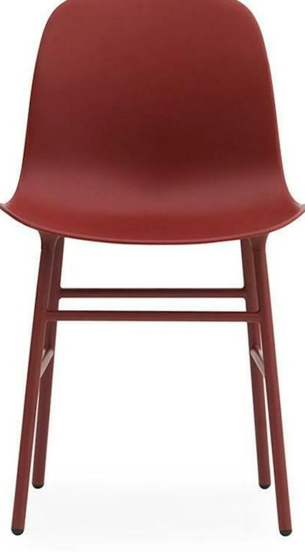Chaise en acier et pp rouge Form - Normann Copenhagen