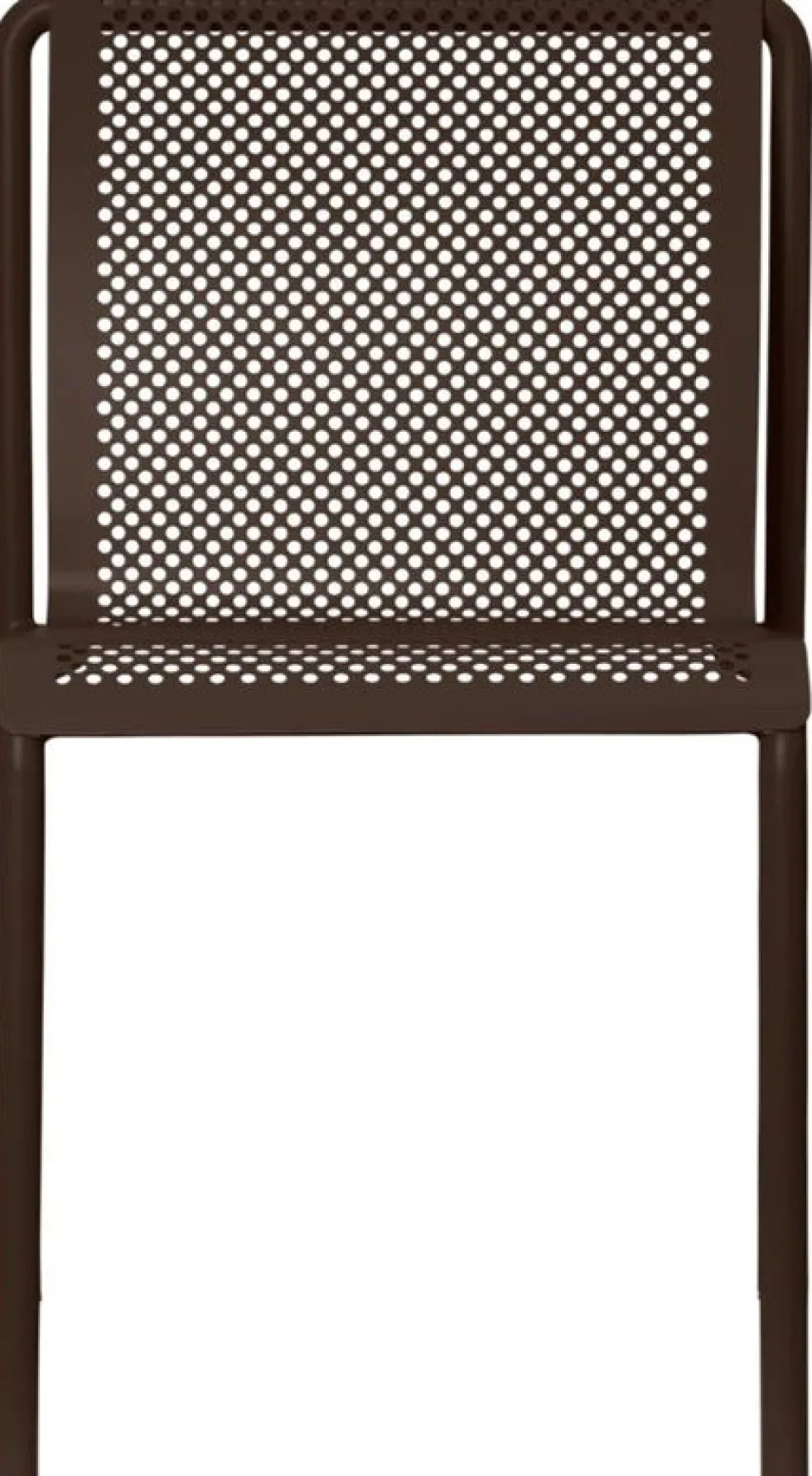Chaise en acier marron 80x49cm Dapple - Ferm living