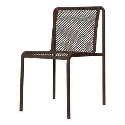 Chaise en acier marron 80x49cm Dapple - Ferm living