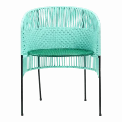 Chaise en acier menthe Caribe - Ames