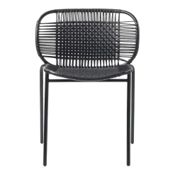 Chaise en acier noir Cielo - Ames
