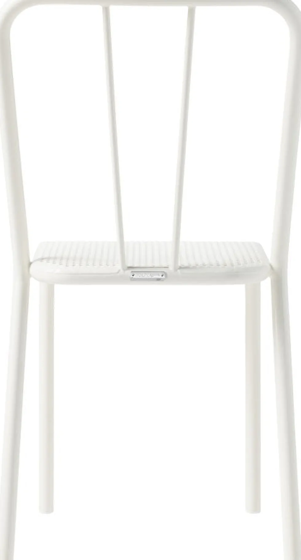 Chaise en acier tressé blanc pur T37 - Tolix