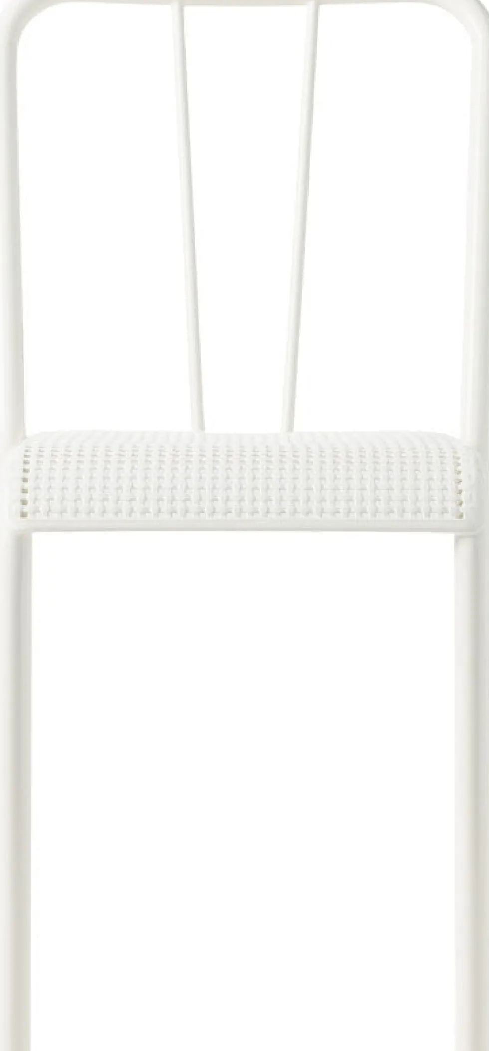 Chaise en acier tressé blanc pur T37 - Tolix