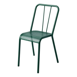 Chaise en acier tressé vert mousse T37 - Tolix