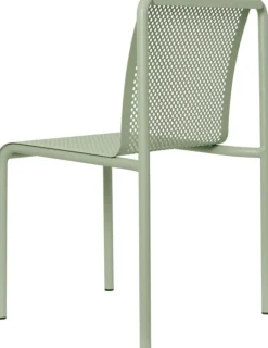 Chaise en acier vert pâle 80x49cm Dapple - Ferm living