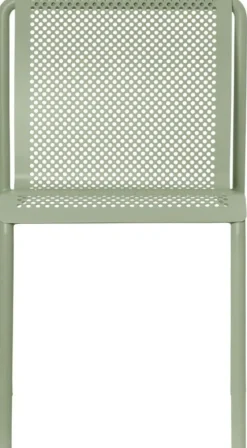 Chaise en acier vert pâle 80x49cm Dapple - Ferm living