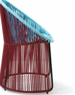 Chaise en acier violette et bleu Cartagenas - Ames