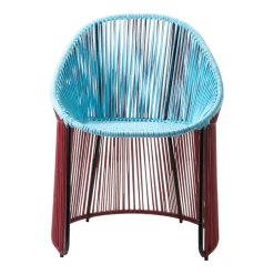 Chaise en acier violette et bleu Cartagenas - Ames