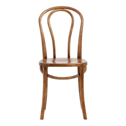Chaise en bois de bouleau marron Bistro - Nordal