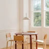 Chaise en bois de chêne et acier blanc Kei - noo.ma