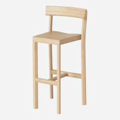 Chaise en bois de chêne naturel Galta 75 - Kann Design
