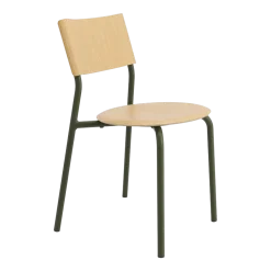 Chaise en bois de chêne vert kaki SSD - TIPTOE