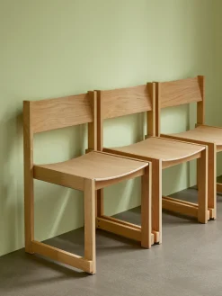 Chaise en bois de chêne 50x50xh80cm Forma - Hübsch