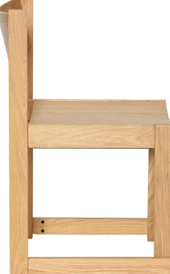 Chaise en bois de chêne 50x50xh80cm Forma - Hübsch