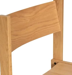 Chaise en bois de chêne 50x50xh80cm Forma - Hübsch