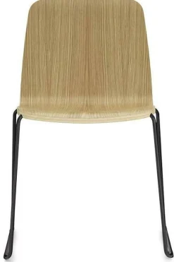 Chaise en bois de frêne laqué 53 x 79 cm Just - Normann Copenhagen