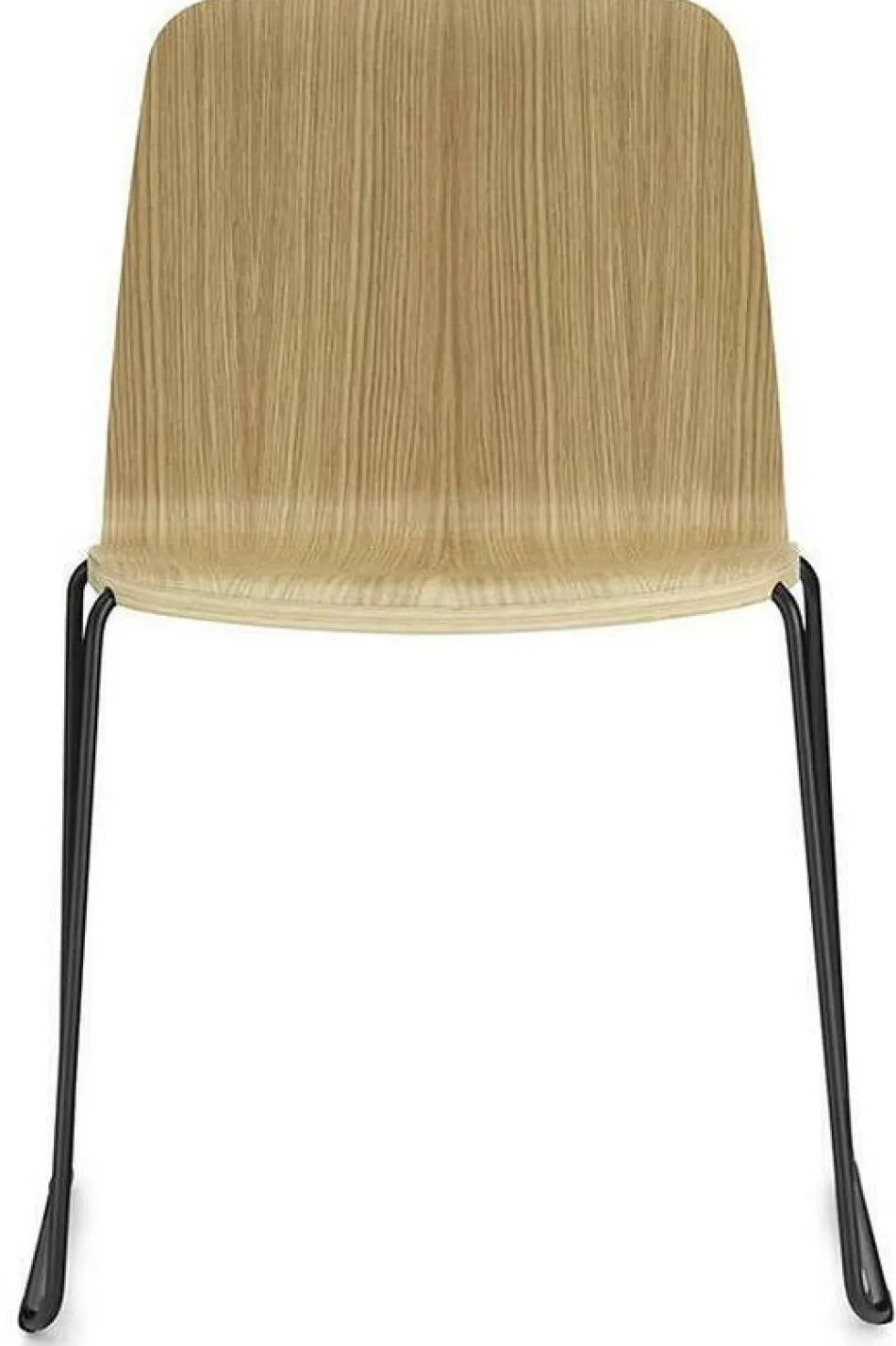 Chaise en bois de frêne laqué 53 x 79 cm Just - Normann Copenhagen