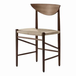 Chaise en bois marron HM3 Drawn - &tradition