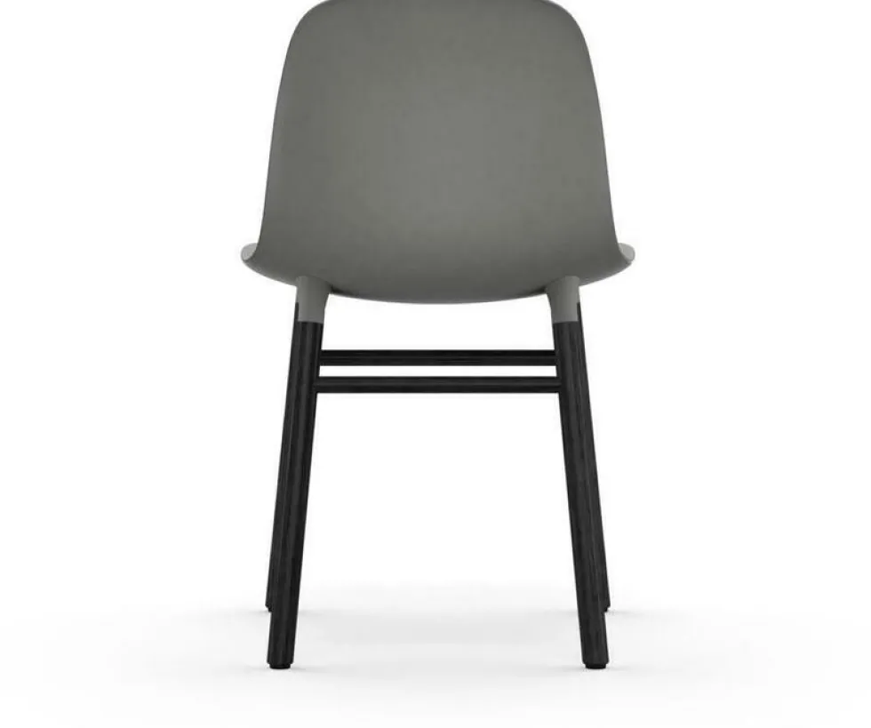 Chaise en bois noir et pp gris Form - Normann Copenhagen
