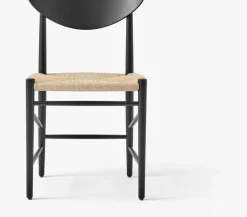 Chaise en bois noir HM3 Drawn - &tradition