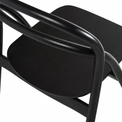 Chaise en bois noir Udon - Hem