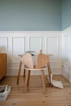 Chaise en bois pour enfant écru Mouse School - Nofred