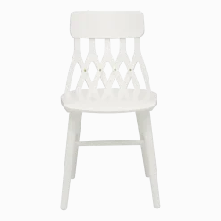 Chaise en bouleau blanche Y5 - Hans K