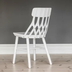 Chaise en bouleau blanche Y5 - Hans K