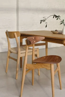 Chaise en chêne blanc huilé 74cm CH33T - Carl Hansen & Søn